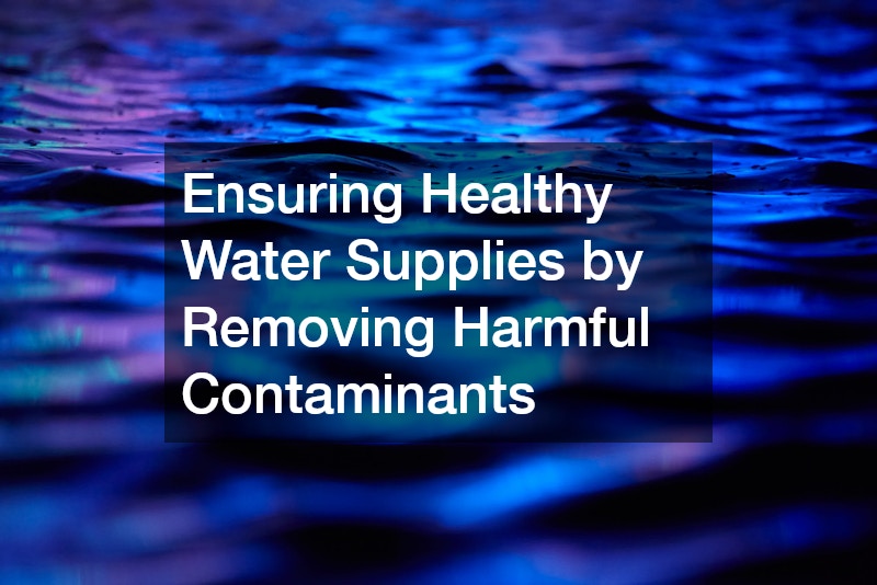 Ensuring Healthy Water Supplies by Removing Harmful Contaminants